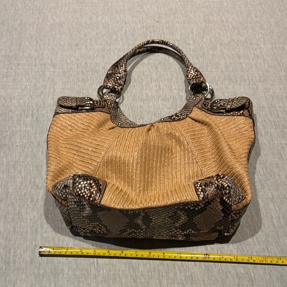 Style & Co. Tan and Brown Shoulder Bag
